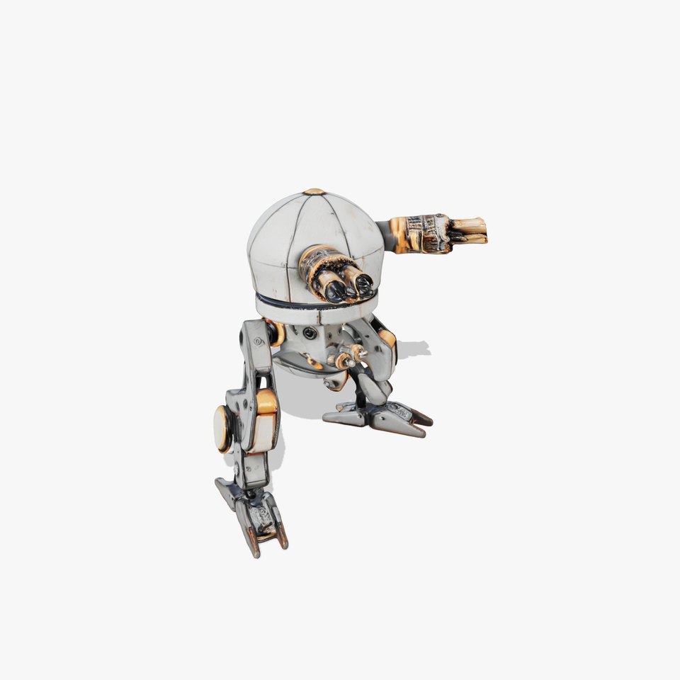 Futuristic Combat Robot model pack with multiple LODs